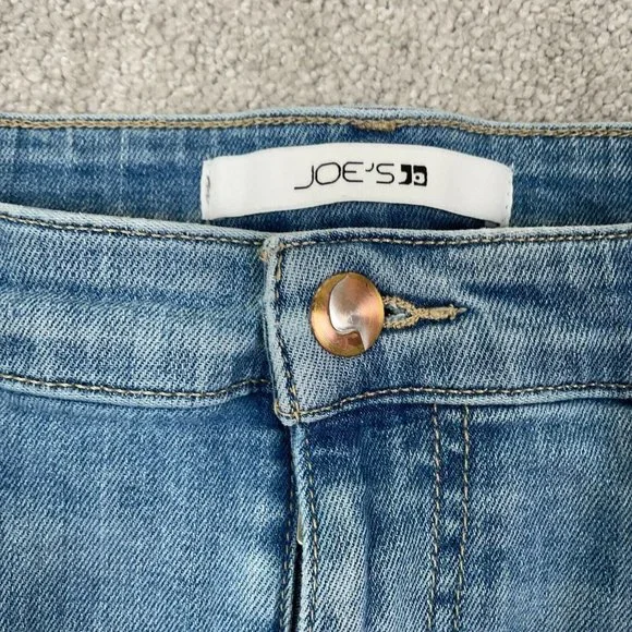 Joe’s Jeans Boyfriend Slim Ankle Size 28 (30x28) Manila Wash Ripped Distressed - Picture 3 of 16